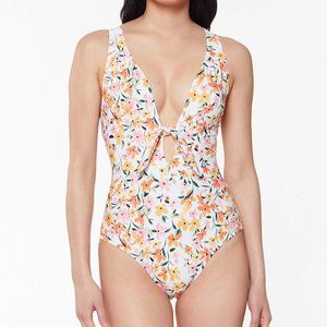 Summer Dreaming Tie-Front One-Piece Swimsuit